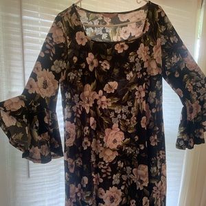 SJS floral dress. Size L